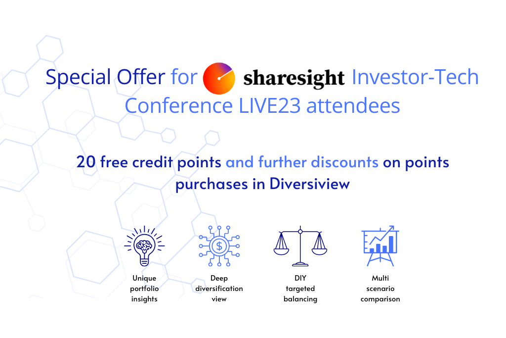Special Offer for Sharesight Investor-Tech Conference LIVE23 attendees