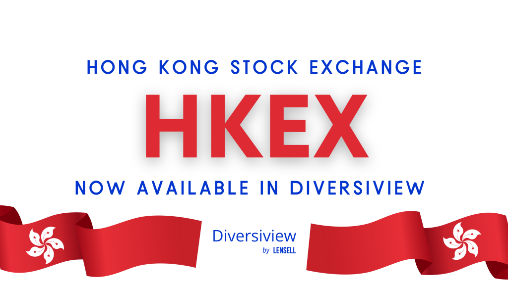 HKEX Added to Diversiview so you can now analyse and optimise your investment portfolio with HKEX securities.