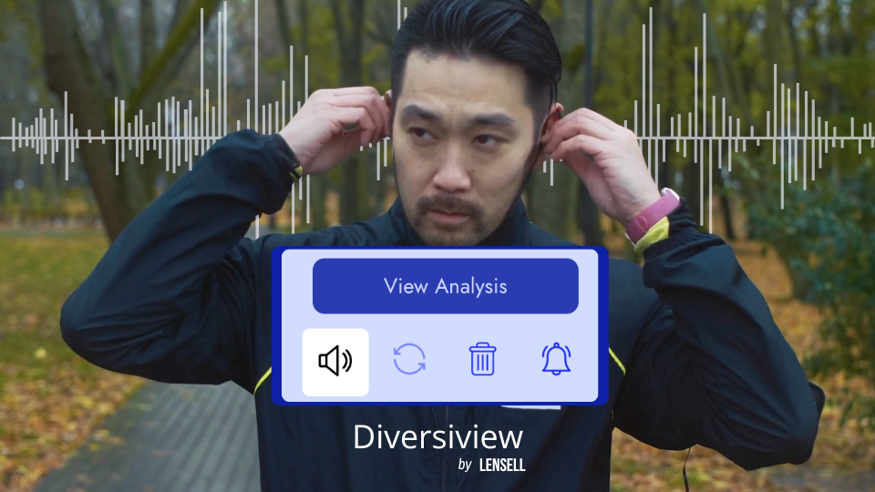 Man getting ready to run, about to listen to his AI Voice Portfolio Summary in Diversiview