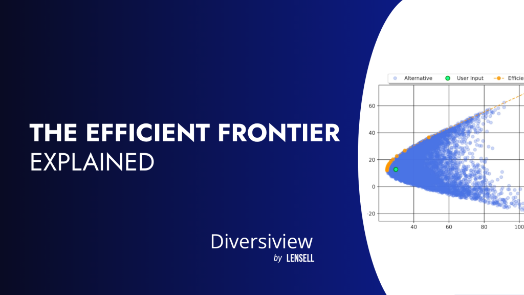 Learn how the Efficient Frontier helps you optimise the balance between risk and reward in your portfolio. Discover how Diversiview makes complex Efficient Frontier calculations quick and simple, with step-by-step tools to find your optimal allocation and boost investment performance.