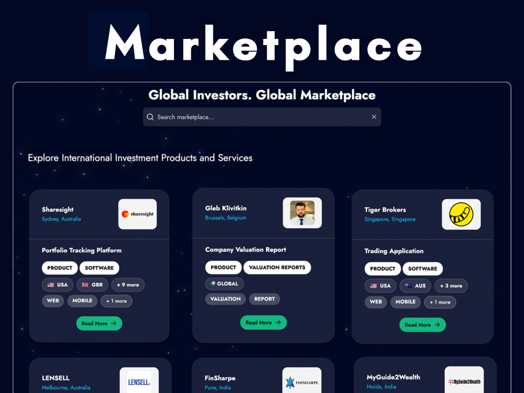 Global Investment Solutions on LENSELL Marketplace for International Investors