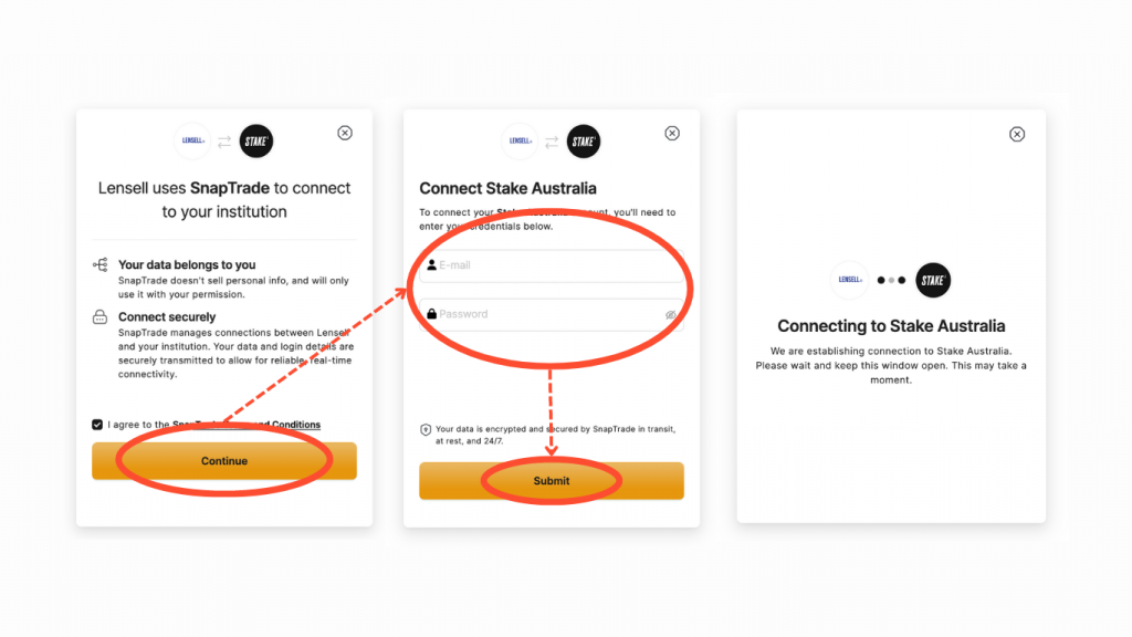 Getting started with Diversiview use SnapTrade to connect your institution