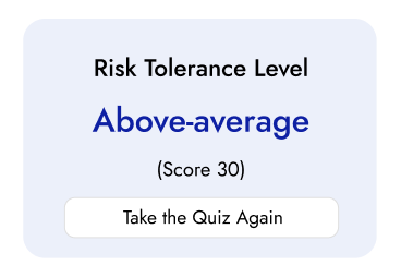 Diversiview Dashboard Risk Tolerance Level